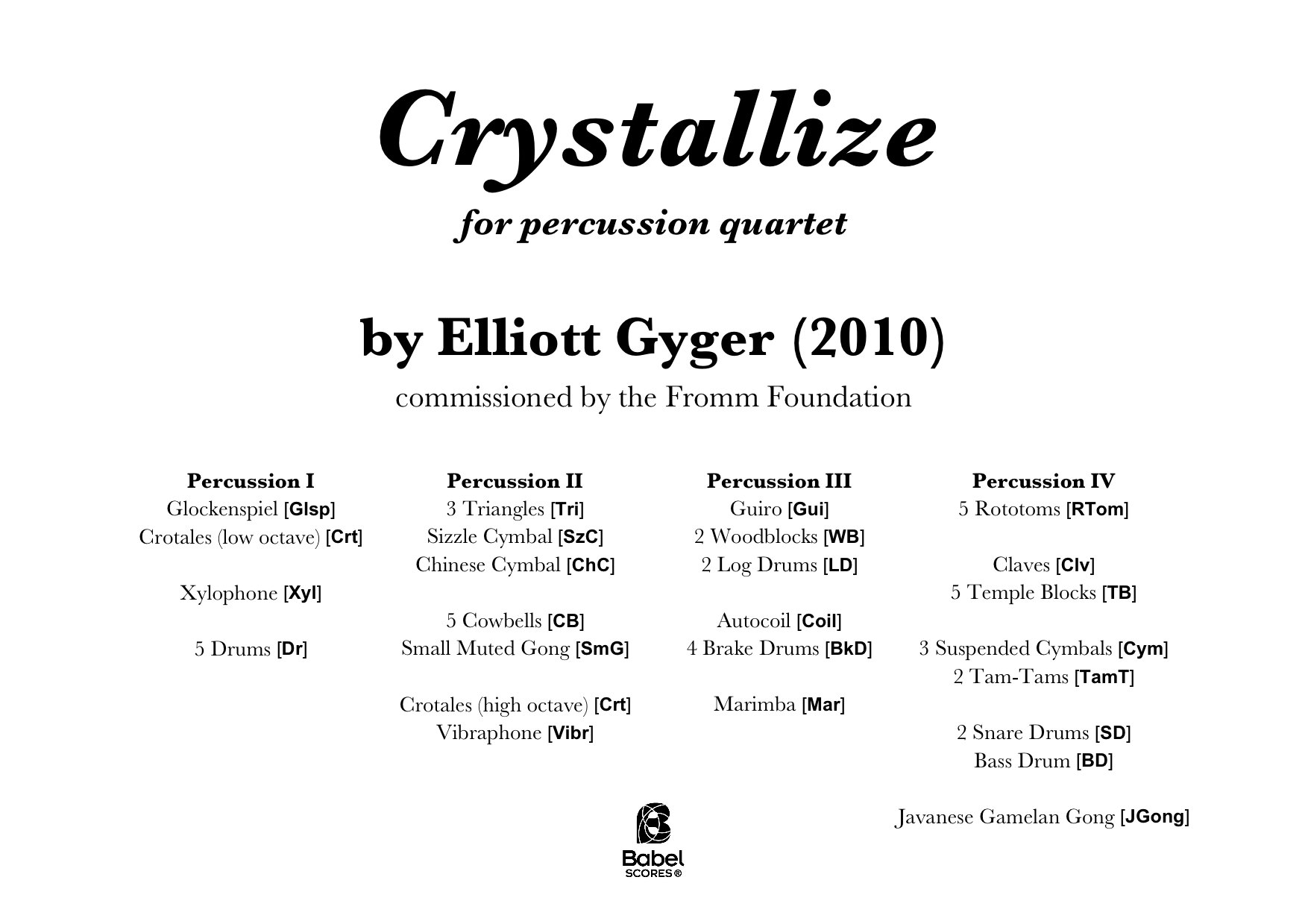 Crystallize A4 z 3 1 01